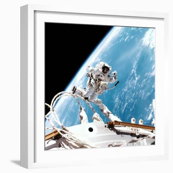 ISS Space Walk-null-Framed Premium Photographic Print