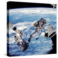 ISS Space Walk-null-Stretched Canvas