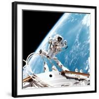 ISS Space Walk-null-Framed Photographic Print