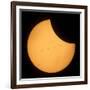 ISS Transit of 2017 Solar Eclipse, Composite Image-null-Framed Photographic Print