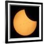 ISS Transit of 2017 Solar Eclipse, Composite Image-null-Framed Photographic Print