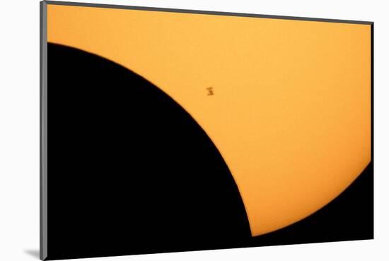 ISS Transit of 2017 Solar Eclipse-null-Mounted Photographic Print