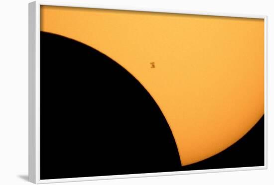 ISS Transit of 2017 Solar Eclipse-null-Framed Photographic Print