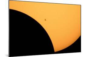 ISS Transit of 2017 Solar Eclipse-null-Mounted Photographic Print