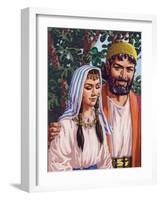 Issac and His Wife Rebekah-Pat Nicolle-Framed Giclee Print