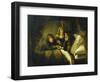 Issac Blessing Jacob, C.1640-Rembrandt van Rijn-Framed Giclee Print