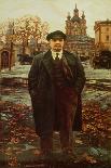 Lenin in Red Square, 1924 (Oil on Canvas)-Isaak Israilevich Brodsky-Giclee Print