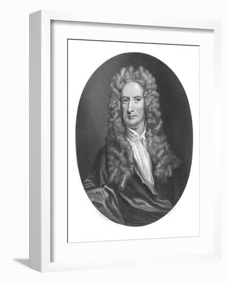 Issac Newton, English Physicist-Middle Temple Library-Framed Photographic Print