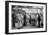 Issuing Rum on Board HMS 'Royal Sovereign, 1896-W Gregory-Framed Giclee Print