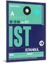 IST Istanbul Luggage Tag 1-NaxArt-Mounted Art Print