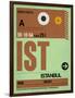 IST Istanbul Luggage Tag 2-NaxArt-Framed Art Print