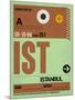 IST Istanbul Luggage Tag 2-NaxArt-Mounted Art Print