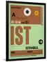 IST Istanbul Luggage Tag 2-NaxArt-Framed Art Print