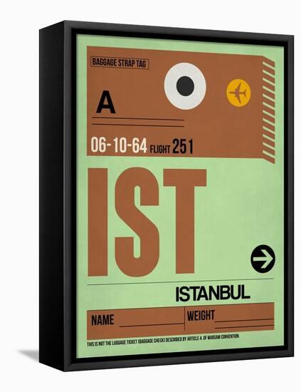 IST Istanbul Luggage Tag 2-NaxArt-Framed Stretched Canvas