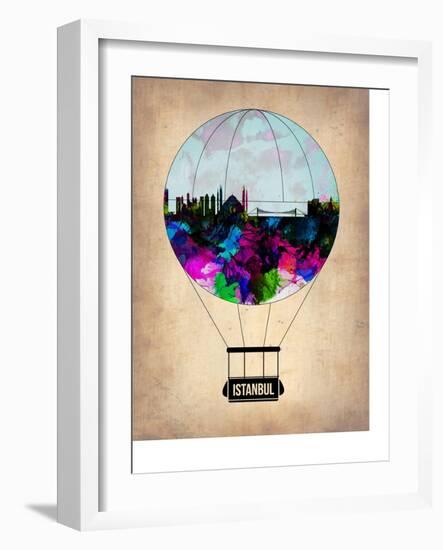 Istanbul Air Balloon-NaxArt-Framed Art Print