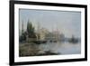 Istanbul as Seen from the Bosphorus, Second Half of the 19th C-null-Framed Giclee Print