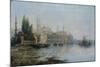 Istanbul as Seen from the Bosphorus, Second Half of the 19th C-null-Mounted Giclee Print