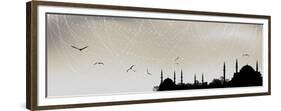 Istanbul Silhouette-bahadirozbey-Framed Premium Giclee Print