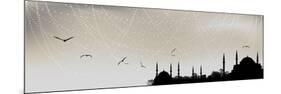 Istanbul Silhouette-bahadirozbey-Mounted Premium Giclee Print