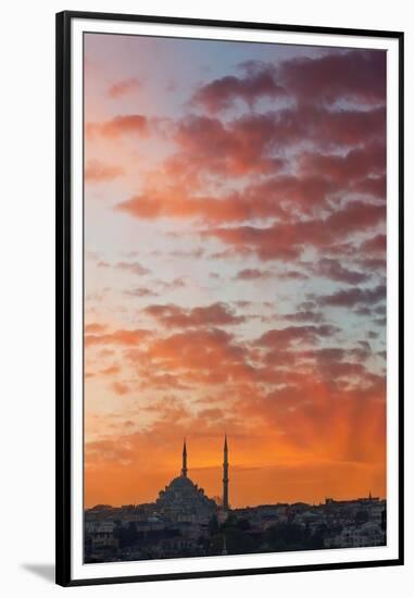 Istanbul Skyline at Sunset-Jon Hicks-Framed Premium Photographic Print