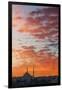 Istanbul Skyline at Sunset-Jon Hicks-Framed Premium Photographic Print