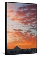 Istanbul Skyline at Sunset-Jon Hicks-Framed Stretched Canvas