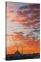 Istanbul Skyline at Sunset-Jon Hicks-Stretched Canvas