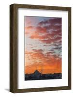 Istanbul Skyline at Sunset-Jon Hicks-Framed Photographic Print