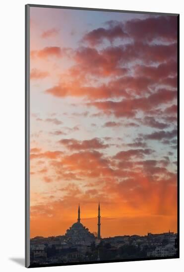 Istanbul Skyline at Sunset-Jon Hicks-Mounted Photographic Print