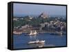 Istanbul Skyline Including the Aghia Sophia Basilica, Istanbul, Turkey, Europe-Woolfitt Adam-Framed Stretched Canvas