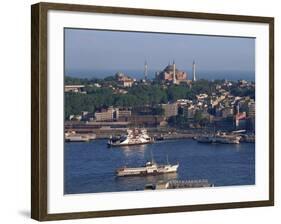 Istanbul Skyline Including the Aghia Sophia Basilica, Istanbul, Turkey, Europe-Woolfitt Adam-Framed Photographic Print