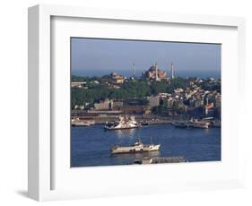 Istanbul Skyline Including the Aghia Sophia Basilica, Istanbul, Turkey, Europe-Woolfitt Adam-Framed Photographic Print