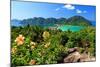 Isthmus with Bays and Beaches on Ko Phi Phi Don Island, Krabi, Thailand-null-Mounted Art Print