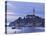 Istria, Rovinj, Harbor View with Cathedral of St, Euphemia, Croatia-Walter Bibikow-Stretched Canvas