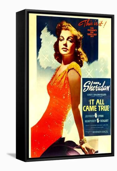 It All Came True, Ann Sheridan, 1940-null-Framed Stretched Canvas