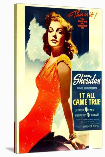 It All Came True, Ann Sheridan, 1940-null-Stretched Canvas