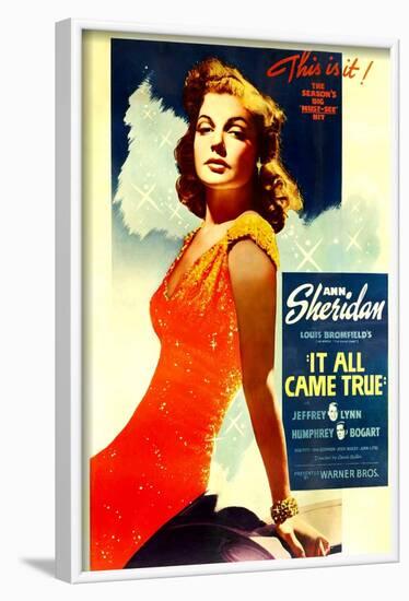 It All Came True, Ann Sheridan, 1940-null-Framed Art Print