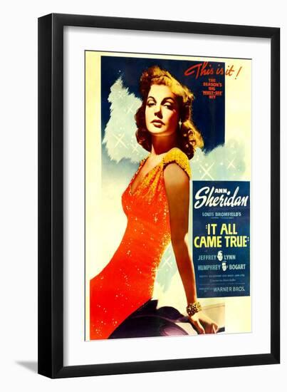 It All Came True, Ann Sheridan, 1940-null-Framed Art Print