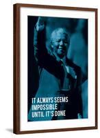 It Always Seems Impossible.-The Chelsea Collection-Framed Art Print