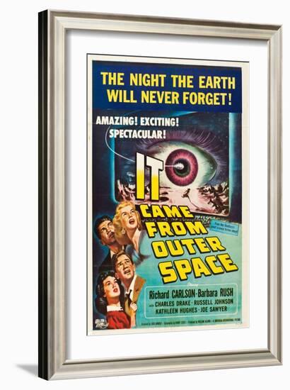 IT CAME FROM OUTER SPACE-null-Framed Art Print