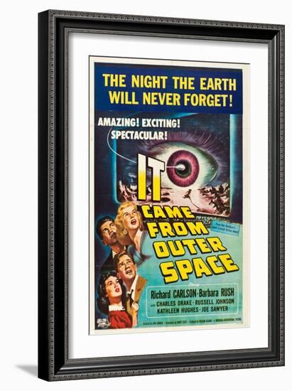 IT CAME FROM OUTER SPACE-null-Framed Art Print