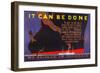 It Can Be Done-null-Framed Premium Giclee Print