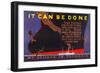 It Can Be Done-null-Framed Premium Giclee Print