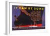 It Can Be Done-null-Framed Premium Giclee Print