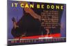 It Can Be Done-null-Mounted Premium Giclee Print