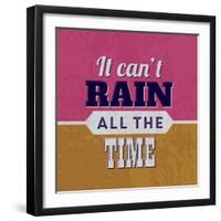 It Can't Rain All the Time 1-Lorand Okos-Framed Art Print