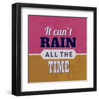 It Can't Rain All the Time 1-Lorand Okos-Framed Art Print