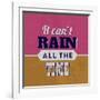 It Can't Rain All the Time 1-Lorand Okos-Framed Art Print