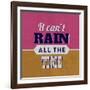 It Can't Rain All the Time 1-Lorand Okos-Framed Art Print