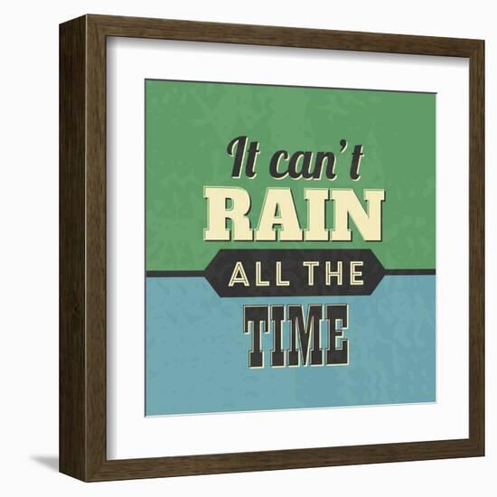 It Can't Rain All the Time-Lorand Okos-Framed Art Print